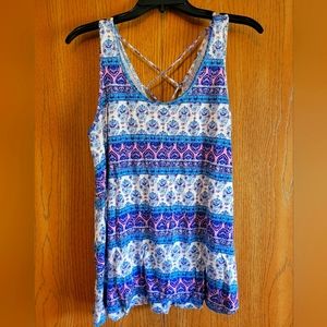 Pink Rose Sleeveless Top